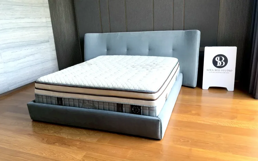 เตียงนอนหรูบุกำมะหยี่ สั่งทำ Sofa Bed Studio