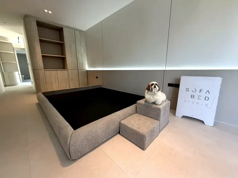 Bed Frame completed by Sofa Bed Studio