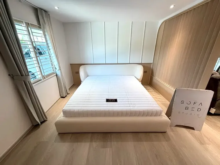 Wingback Bed completed by Sofa Bed Studio