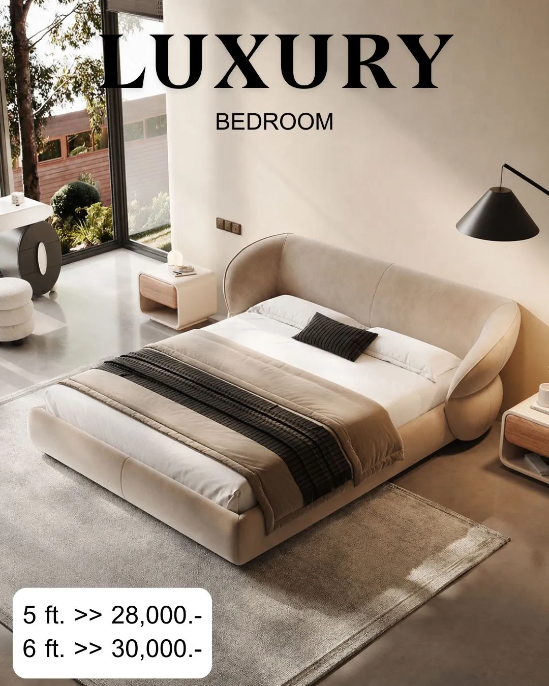 แบบเตียง Quiet Luxury สั่งทำ Sofa Bed Studio