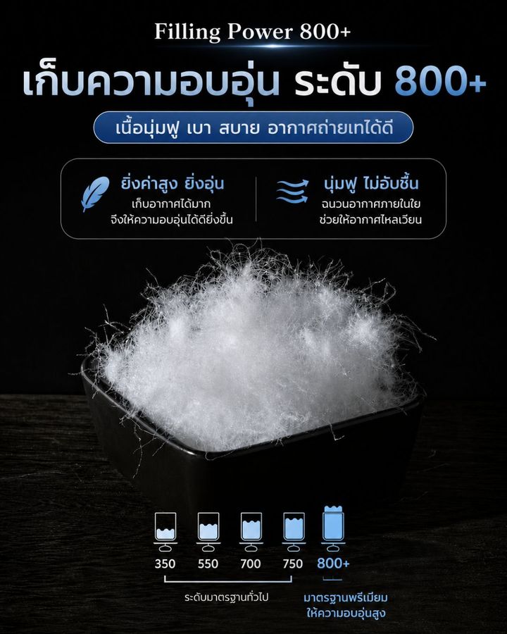 หมอนขนห่านโรงแรม 5 ดาว