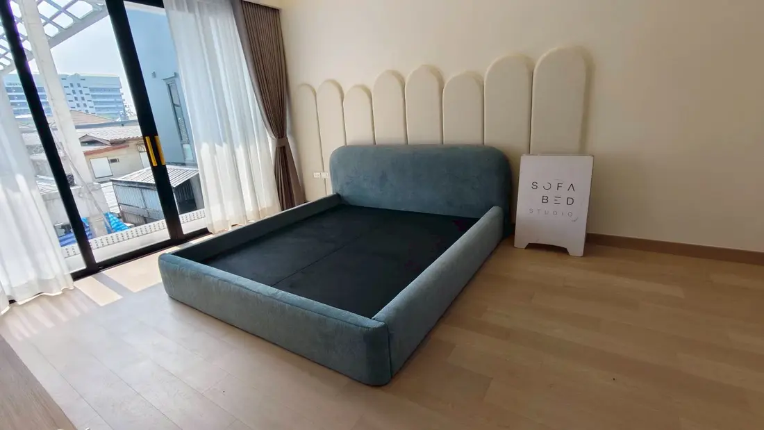 ผลงานหัวเตียงทรงโค้ง Sofa Bed Studio