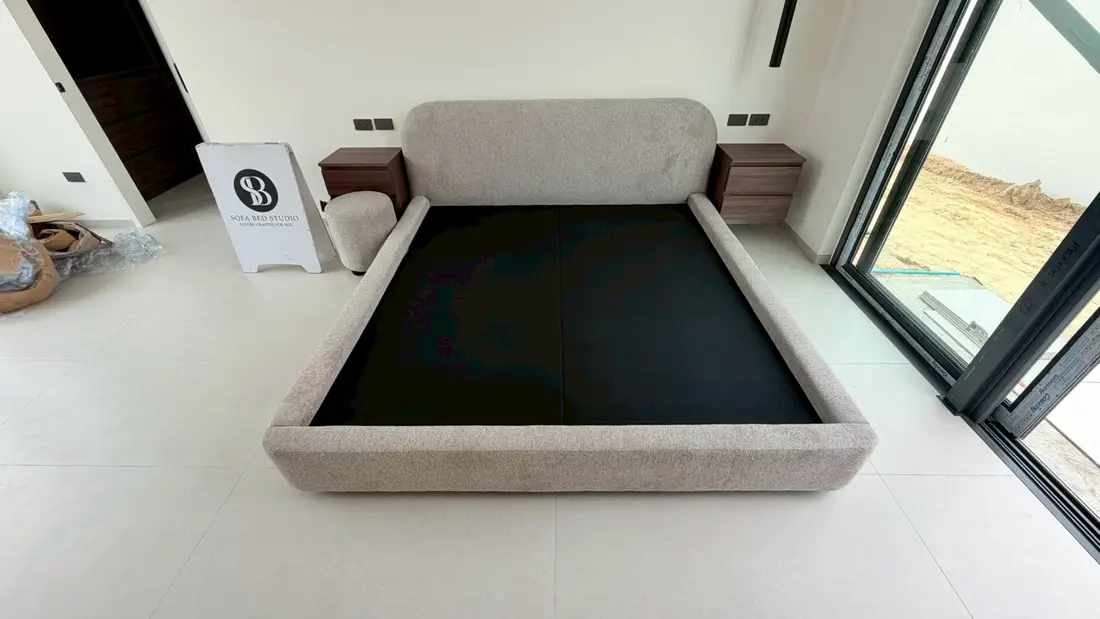 ผลงานหัวเตียงทรงโค้ง Sofa Bed Studio