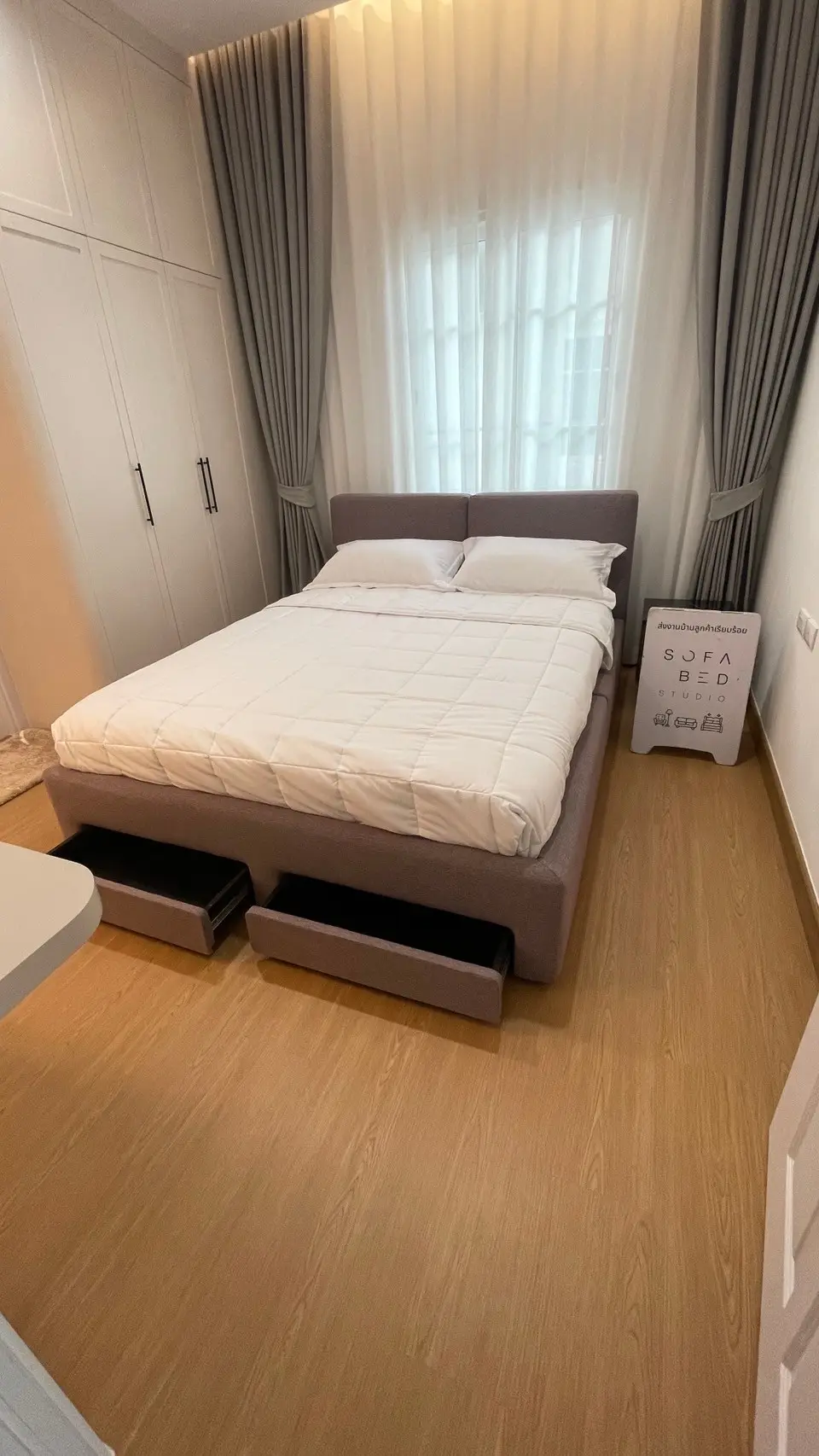 ผลงานเตียงลิ้นชักเก็บของ Sofa Bed Studio