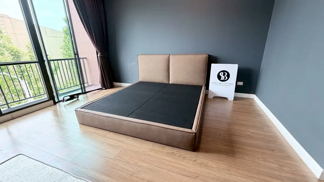 ผลงานหัวเตียงสี่เหลี่ยมคู่ Sofa Bed Studio