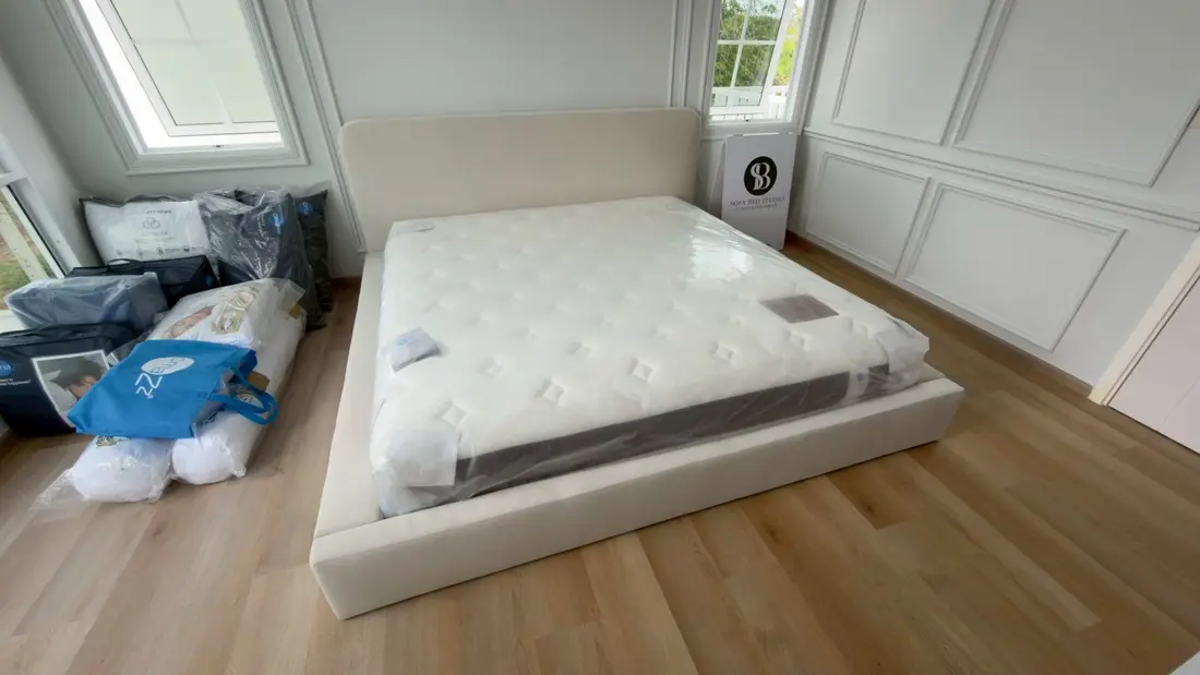 ผลงานเตียงฐานกว้างพิเศษ Sofa Bed Studio