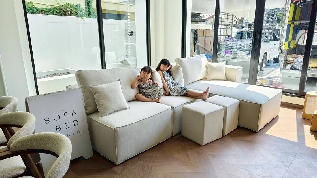 ผลงานโซฟา 2 ด้าน Sofa Bed Studio