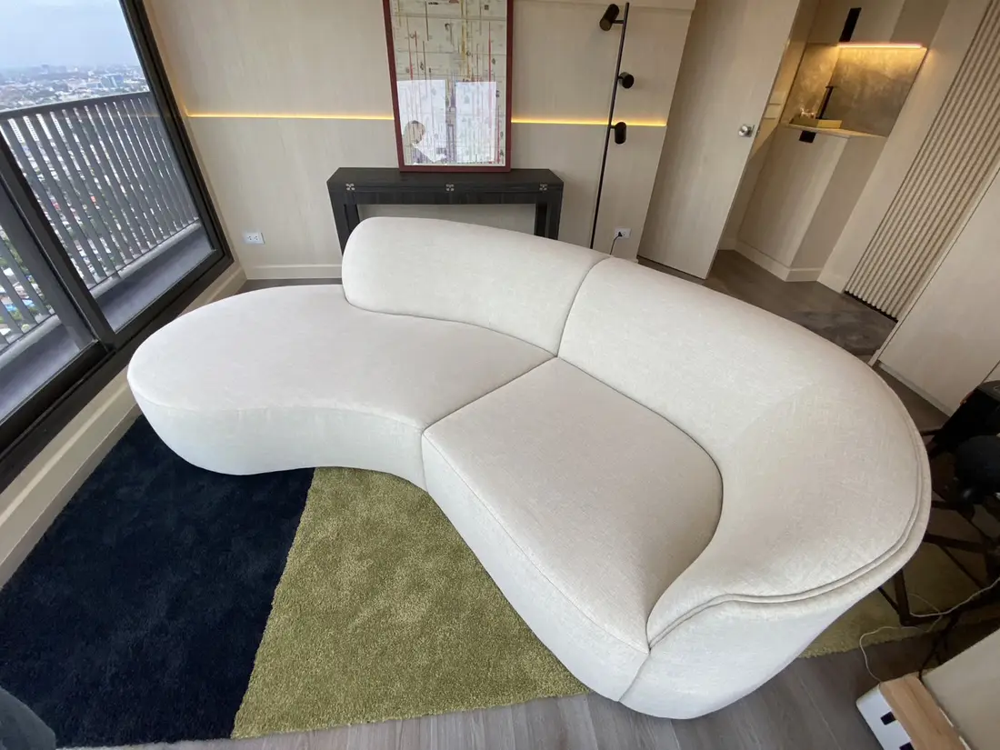 ผลงานโซฟาทรงโค้ง Sofa Bed Studio