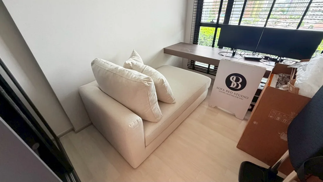 อาร์มแชร์สั่งทำ ผลงานจริง Sofa Bed Studio ภาพที่ 10