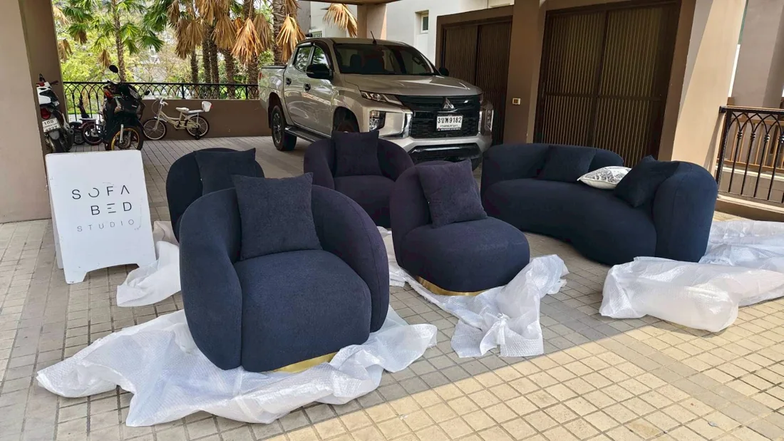 อาร์มแชร์สั่งทำ ผลงานจริง Sofa Bed Studio ภาพที่ 6