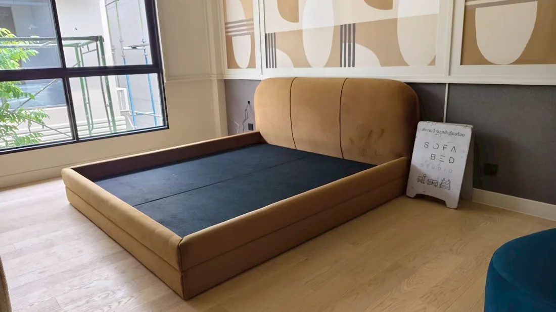 Curved Headboard completed by Sofa Bed Studio, image 10