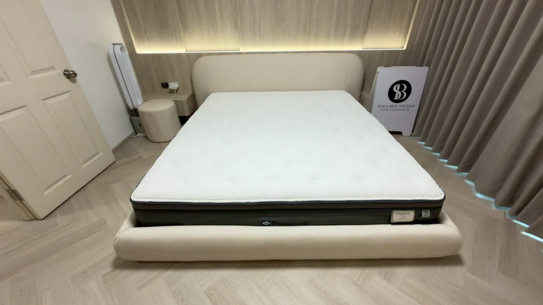 Curved Headboard completed by Sofa Bed Studio, image 12