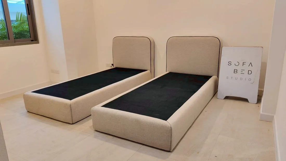Curved Headboard completed by Sofa Bed Studio, image 16