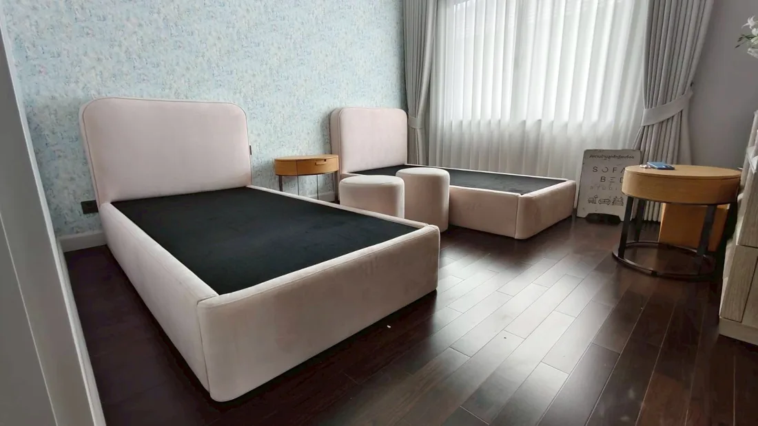 Curved Headboard completed by Sofa Bed Studio, image 20