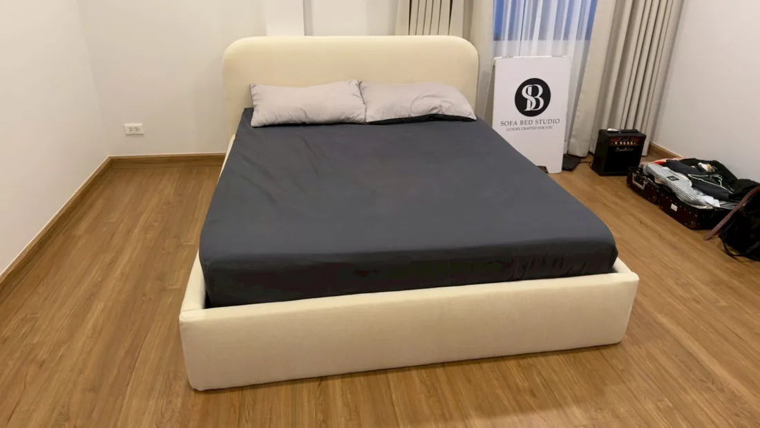 Curved Headboard completed by Sofa Bed Studio, image 21