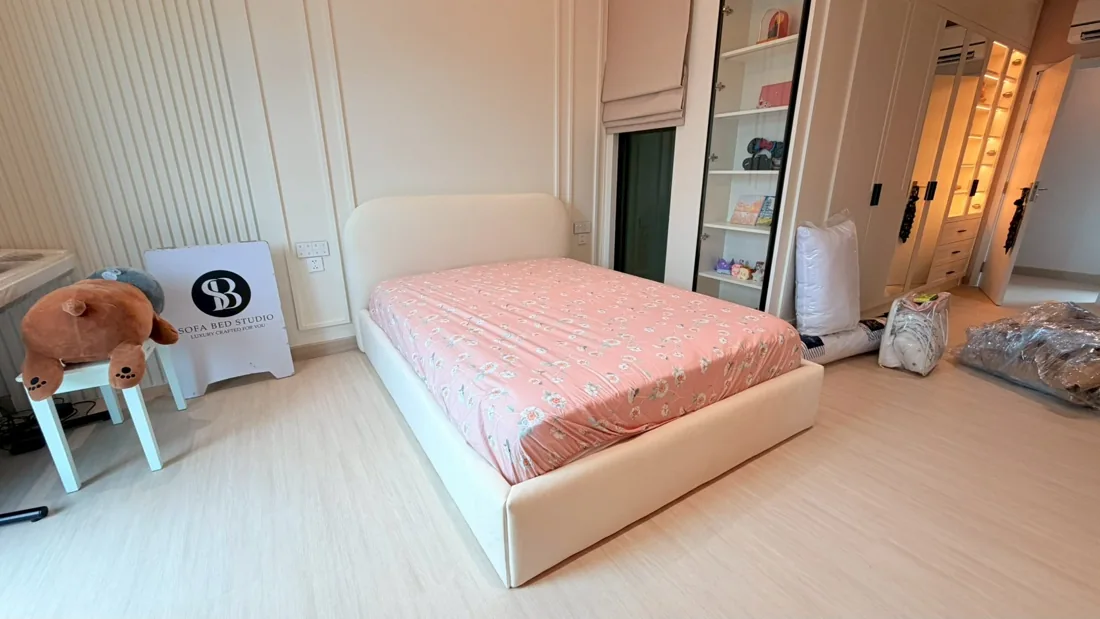 Curved Headboard completed by Sofa Bed Studio, image 27