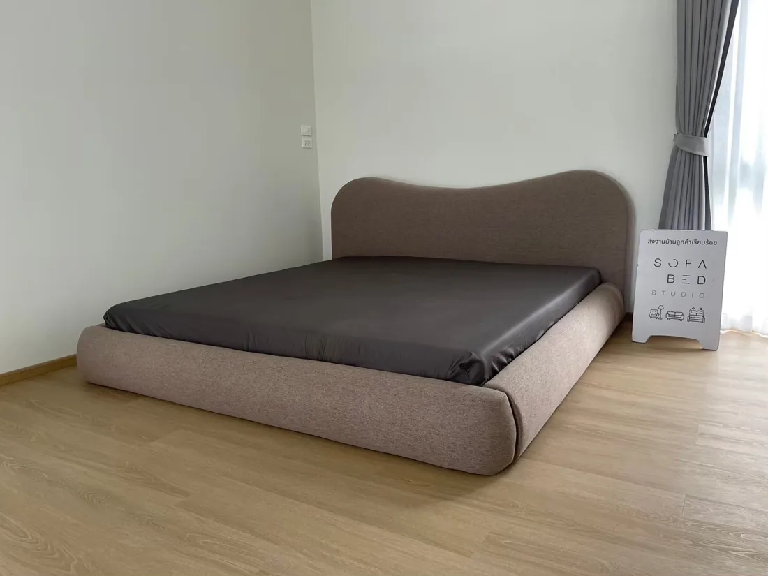 Curved Headboard completed by Sofa Bed Studio, image 5