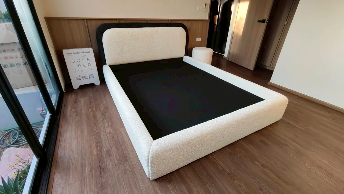 Curved Headboard completed by Sofa Bed Studio, image 7
