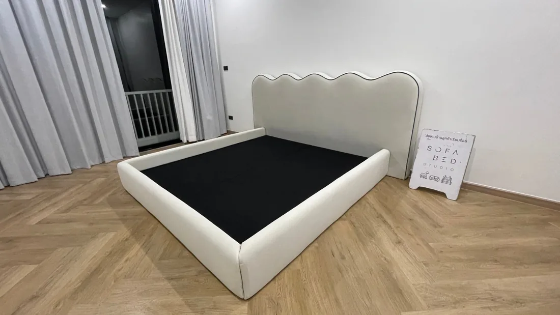 Curved Headboard completed by Sofa Bed Studio, image 8