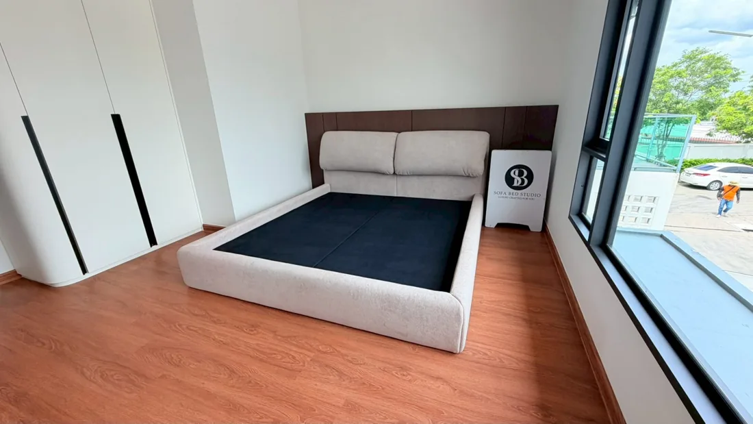 Pillow Headboard completed by Sofa Bed Studio, image 8