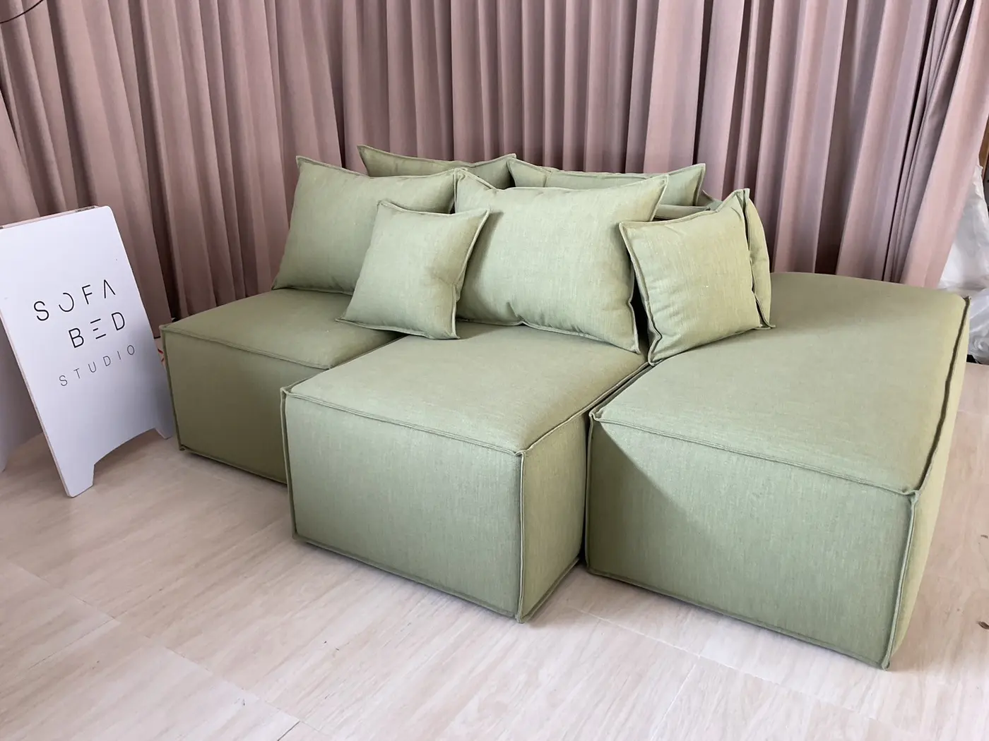 โซฟา 2 ด้าน ผลงานสั่งทำจริงโดย Sofa Bed Studio · SD-019