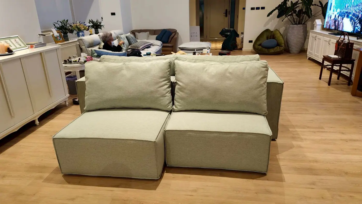 โซฟา 2 ด้าน ผลงานสั่งทำจริงโดย Sofa Bed Studio · SD-020