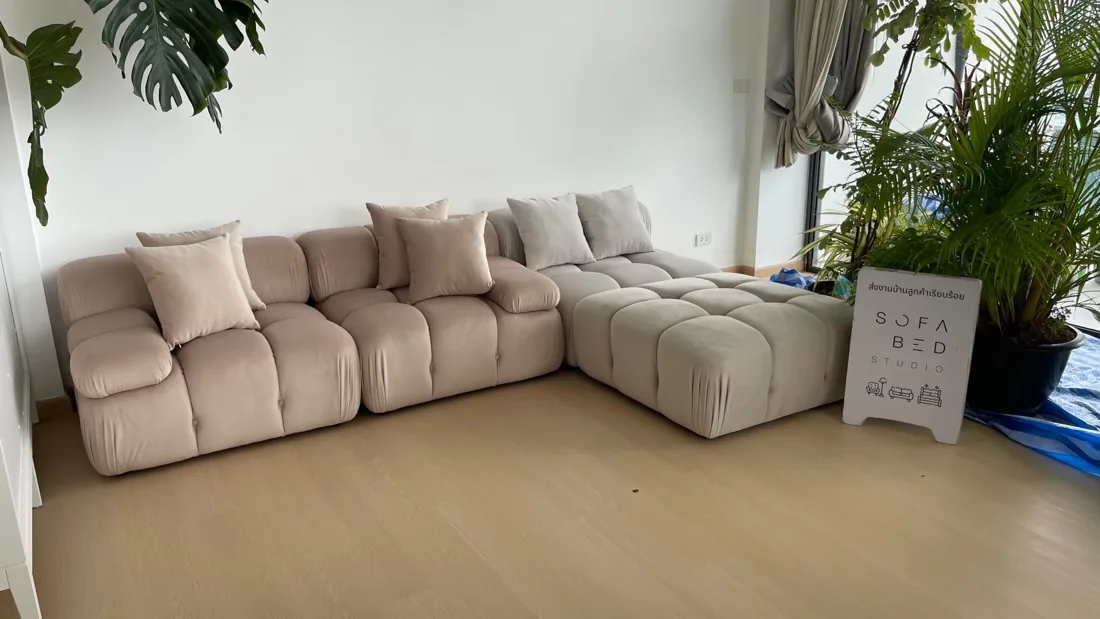 โซฟาลอนขนมปัง ผลงานจริง Sofa Bed Studio ภาพที่ 10