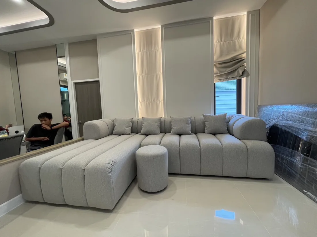 โซฟาลอนขนมปัง ผลงานจริง Sofa Bed Studio ภาพที่ 19