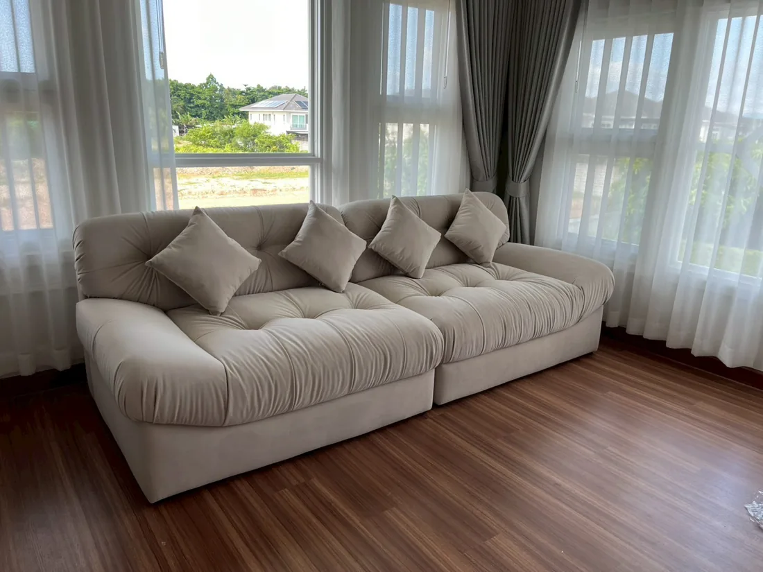 โซฟาลอนขนมปัง ผลงานจริง Sofa Bed Studio ภาพที่ 3
