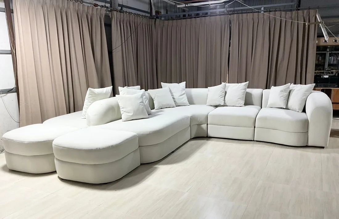 โซฟาทรงโค้ง ผลงานจริง Sofa Bed Studio ภาพที่ 21