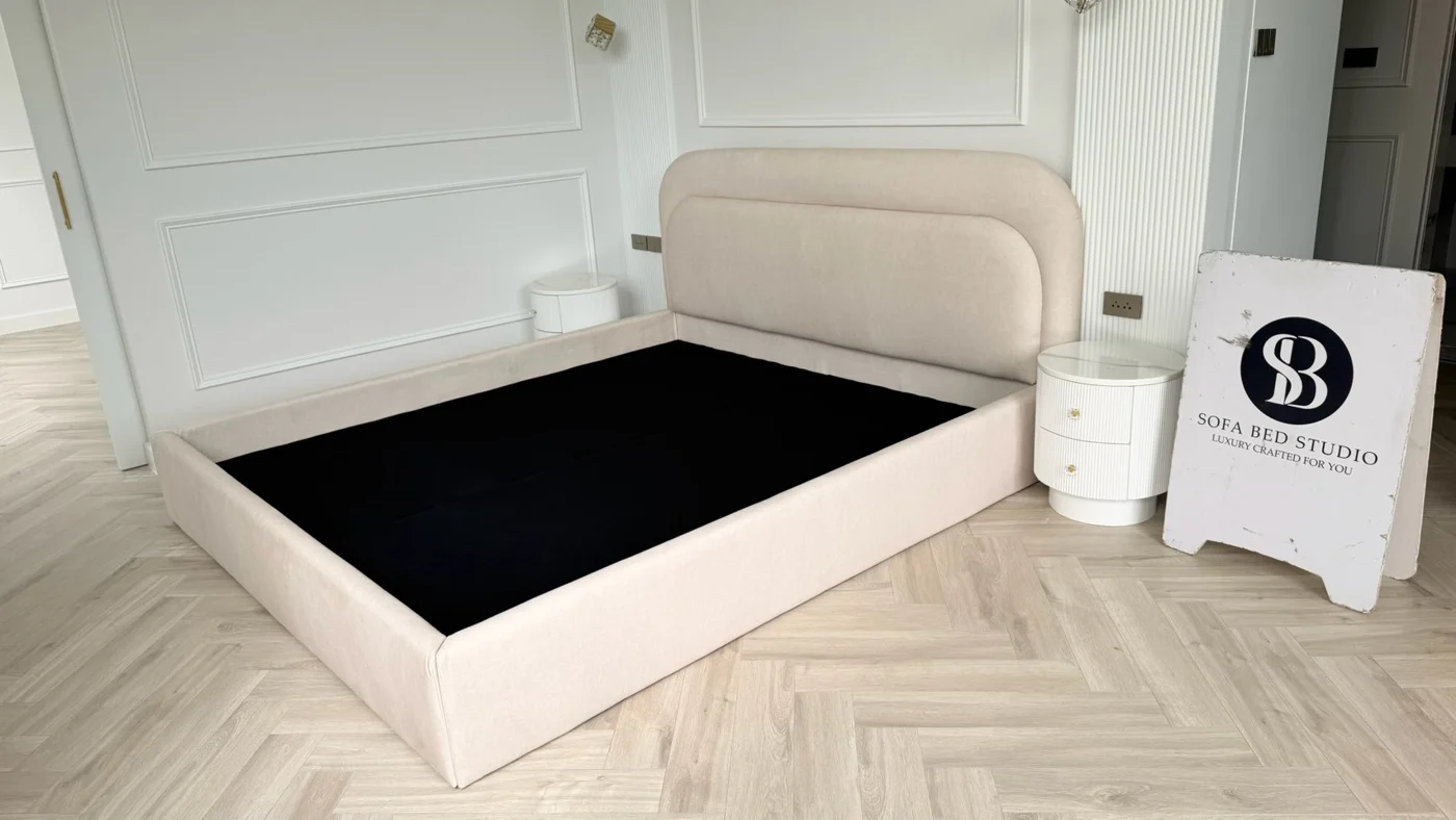 หัวเตียงทรงโค้ง ผลงานสั่งทำจริงโดย Sofa Bed Studio · CV-001