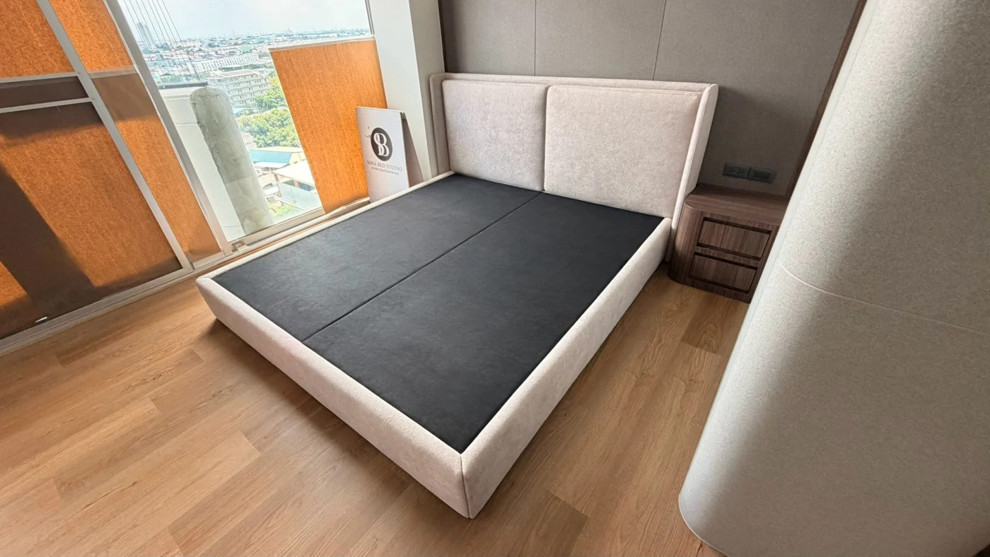 เตียงหัวหมอน ผลงานสั่งทำจริงโดย Sofa Bed Studio · PH-001