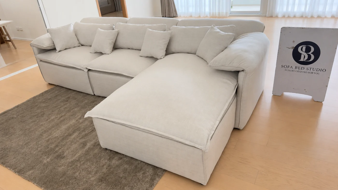 โซฟา 3 ที่นั่ง ผลงานสั่งทำจริงโดย Sofa Bed Studio · S3-001