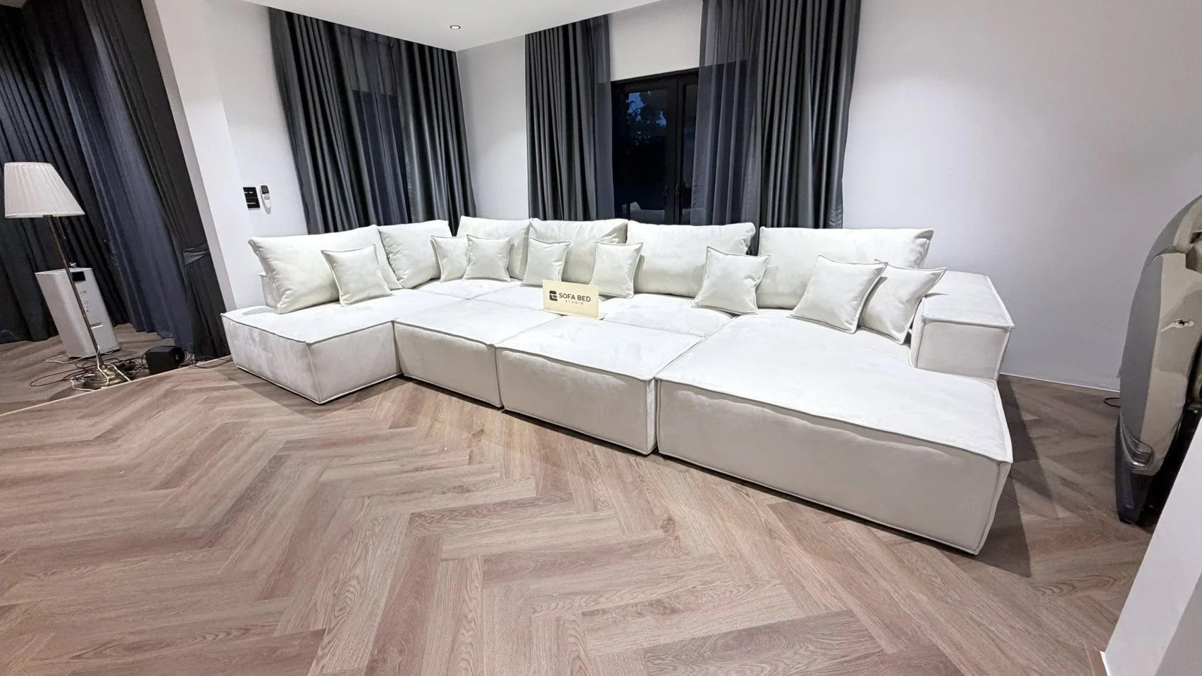 โซฟา 3 ที่นั่ง ผลงานสั่งทำจริงโดย Sofa Bed Studio · S3-044